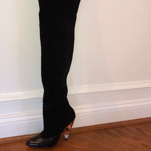 Givenchy over the knee boots.